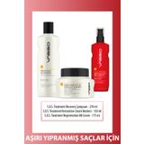 VASSO Gümüş Kolye Hediyeli Aşırı Yıpranmış Saçlar Için Keratinli Ve Havyarlı Saç Bakım Seti