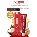 Vasso Kadın Saç Boyası 3.0 Koyu Kestane 100 ml