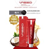 Vasso Kadın Saç Boyası 6.1 Koyu Kumral Küllü 100 ml