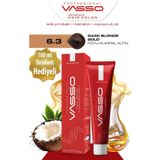 Vasso Kadın Saç Boyası 6.3 Koyu Kumral Altın 100 Ml