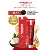 Vasso Kadın Saç Boyası 6.44 Koyu Kumral Yoğun Bakır 100 ml