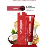 Vasso Kadın Saç Boyası 7.66 Kumral Yoğun Kızıl 100 ml