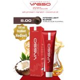 Vasso Kadın Saç Boyası 8.00 Yoğun Açık Kumral 100 ml