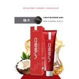 Vasso Kadın Saç Boyası 8.1 Açık Kumral Küllü 100 ml