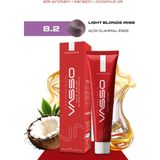 Vasso Kadın Saç Boyası 8.2 Açık Kumral Irize 100 ml