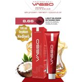 Vasso Kadın Saç Boyası 8.66 Açık Kumral Yoğun Kızıl 100 ml