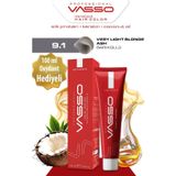 Vasso Kadın Saç Boyası 9.1 Sarı Küllü 100 ml