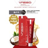 Vasso Kadın Saç Boyası 9.11 Sarı Yoğun Küllü 100 ml