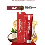 Vasso Kadın Saç Boyası 9.7 Sarı Kahve 100 ml