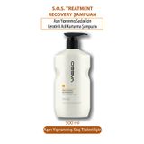 VASSO WOMEN Aşırı Yıpranmış Saçlar Için Keratinli Ve Havyarlı Acil Kurtarma Bakım Şampuanı S.O.S 500 ml