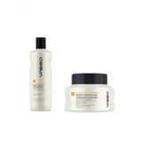 VASSO WOMEN Yıpranmış Saçlar Için Acil Kurtarma Seti Keratinli Şampuan Ve Keratinli Saç Maskesi 260ml+150ml SAMMASK260150
