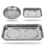 VASTOOLS Manyetik Tepsi Tutucu 3 adet, Soket Vidası Somun Cıvataları Metal Parçalar için, Ekstra Güçlü Mıknatıs, Kalınlaştırılmış Tepsi, Paslanmaz Çelik
