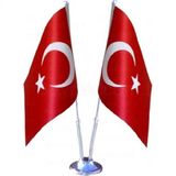 VATAN 15X22.5 BAYRAK ÇİFT KAT MASA BAYRAĞI
