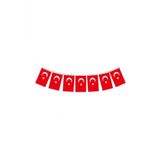 Vatan 50`Li 10x6cm Mini Boy İpli Kağıt Türk Bayrağı