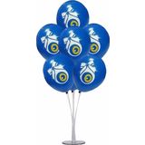 Vatan Balon Nazar Boncuğu Baskılı Koyu Mavi VT912 (100 Lü Paket)