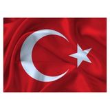 Vatan Bayrak 60x90 cm Türk Bayrağı Polyester Kumaş Dayanıklı ve Kaliteli Kırmızı Renk - 60 x 90 cm