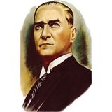 Vatan Bayrak Atatürk Posteri Raşel Kumaş No:5 200 x 300 cm
