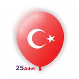Vatan Bayraklı Balon Paket