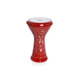 Vatan Darbuka 3029K Kırmızı Renk Erzincan Işlemeli Döküm Darbuka