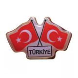 Vatan Rozet İkili Bayraklı Türkiye Vt628 (30 Adet)
