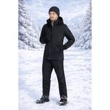 Vatan Tekstil Içi Polarlı Kışlık Ithal Softshell Rüzgar Geçirmez Su Itici Kumaş Erkek Pantolon - 2XL - Gri