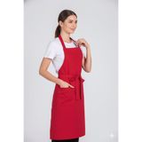 Vatan Tekstil Kadın Boyundan Asmalı Barista Şef Mutfak Önlüğü 60x85 cm