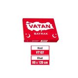 Vatan Türk Bayrağı Polyester 80x120 Vt107