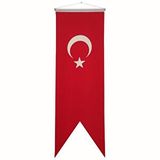 Vatan VT-127 50 cm x 200 cm Kumaş Kırlangıç Türk Bayrağı