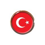 vatan vt601 rozet türk bayraklı yuvarlak 30 lu (1 paket 30 adet) - Yok