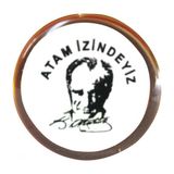 vatan vt609 rozet atam ızindeyiz yuvarlak 30 lu (1 paket 30 adet) - Yok