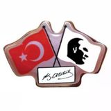 Vatan Vt627 Rozet İkili Bayraklı Atalı İmza (30 Lu Paket)