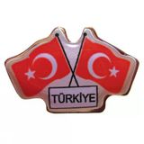 Vatan Vt628 Rozet İkili Bayraklı Türkiye (30 Lu Paket)