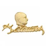 Vatan Vt631 Rozet Atatürklü İmzalı Sarı (Gold) 30 Lu (1 Paket 30 Adet)