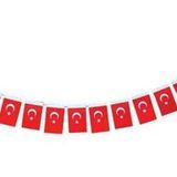Vatan VT805 Küçük Boy 50'li 6x10 cm İpli Kağıt Bayrak