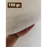 Vatka Elyaf 150 Gr. (En:100cm/Boy:200cm)- Sarma Elyaf - Yorgan Elyafı - Mont Elyafı (1, Beyaz 150gr./m²)