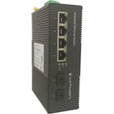 Vatkon VT-IE6050-4GT2GS / 6 Port (4 Adet 10/100/1000 Mbps Port + 2 Adet Fiber Port) Yönetilemez Ethernet Switch