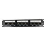 Vatpan 19" 24 Port Cat6 Patch Panel Dolu