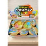 vattara Çin Mantısı Yeni Seri 3’Lü Squishy Steamed Bun Kristal Mantı Hamur Çörek Model Dumpling Oyuncak Sukuşi