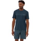 Vaude Cyclist V Bisiklet Yaka Erkek T-Shirt 42125 - Mavi