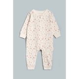 Vauva Kız Erkek Bebek Tulumu Uzun Kollu Fermuarlı Pijama Tulum Baskılı Uyku Tulumu
