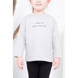 VAUVA Mevsimlik T-Shirt Kız Çocuk Mevsimlik Uzun Kollu Tişört Baskılı Sweet