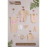 Vav Baby Vavbaby Organik Hastane Çıkışı 10’Lu Polar Bear-Pembe - Yenidoğan - Bej-CM1