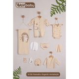 Vav Baby Vavbaby Organik Hastane Çıkışı 10’Lu Uyuyan Ayıcık - Ekru - Yenidoğan - Bej-CM1