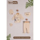 Vav Baby Vavbaby Organik Hastane Çıkışı 5’Li Bear Star - Yenidoğan - Bej-CM1
