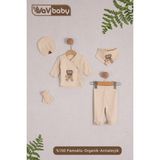 Vav Baby Vavbaby Organik Hastane Çıkışı 5’Li King - Yenidoğan - Bej-CM1