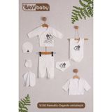 Vav Baby Vavbaby Organik Hastane Çıkışı 8’li Baby Friend - Yenidoğan - Beyaz