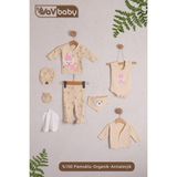Vav Baby Vavbaby Organik Hastane Çıkışı 8’li Polar Bear Pembe - Yenidoğan - Bej-CM1