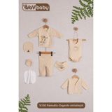 Vav Baby Vavbaby Organik Hastane Çıkışı 8’li Zoo Family - Yenidoğan - Bej-CM1