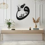 Vav Harfi Metal İslami Duvar Tablosu – Vallahu Dini Tablo