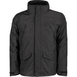 VAV Wear 4ın1 Outdoor Mont Yağmurluk Su Geçirmez Leke Tutmaz Rüzgar Geçirmez Rüzgarlık Erkek Mont 3TECH03 - XL - Siyah